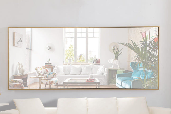 Metal Frame Rectangle Mirror II by Elegant - view 84
