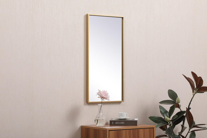 Metal Frame Rectangle Mirror III by Elegant - view 99