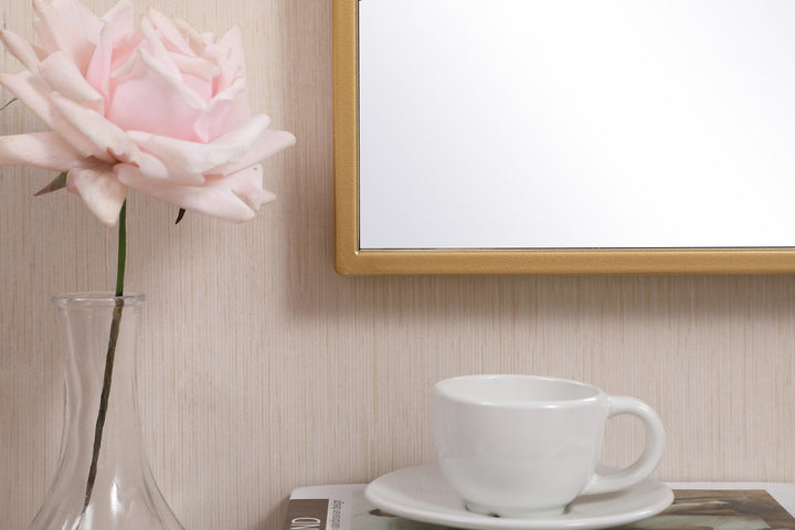 Metal Frame Rectangle Mirror III by Elegant - view 100