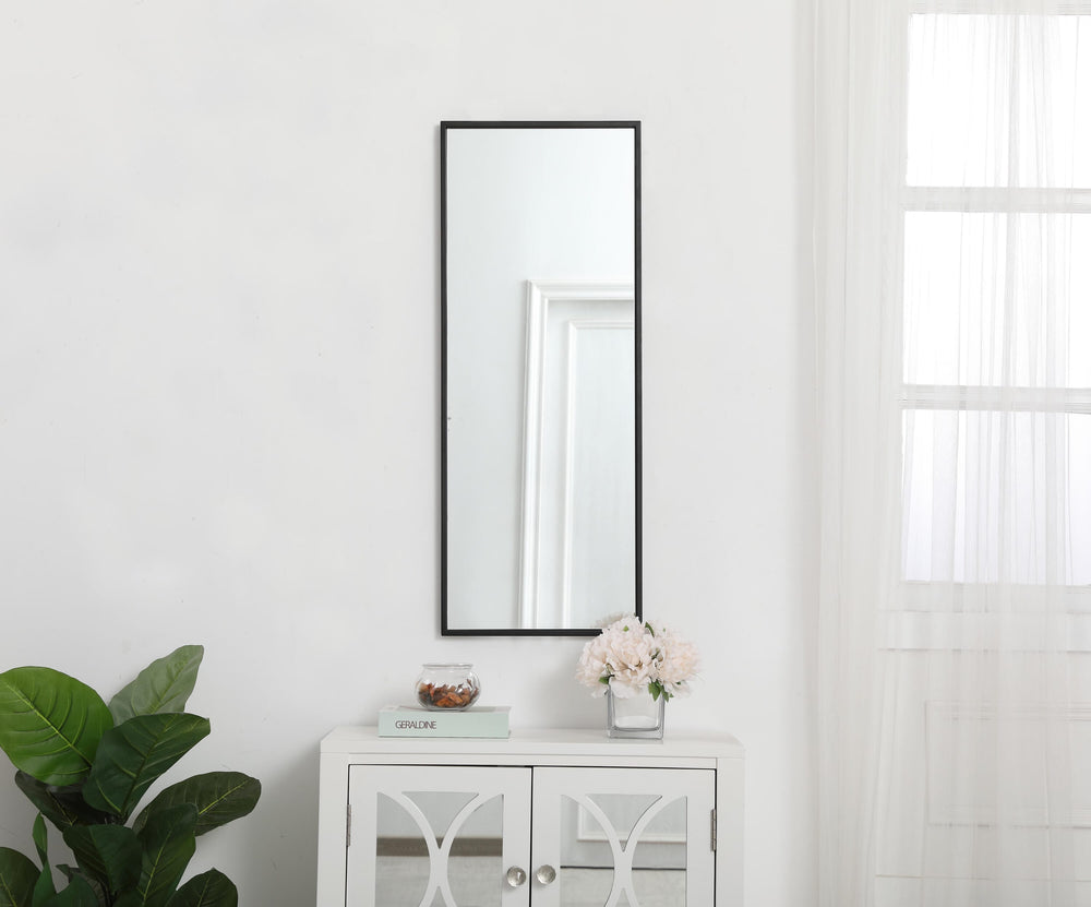 Metal Frame Rectangle Mirror III by Elegant - view 2