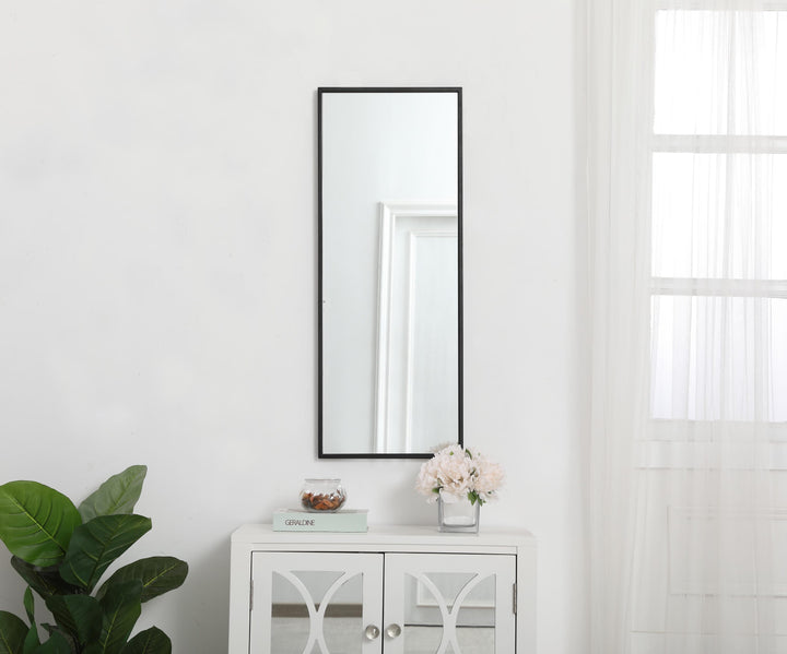 Metal Frame Rectangle Mirror III by Elegant - view 2