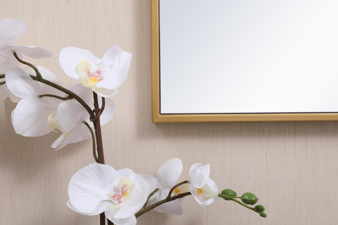 Metal Frame Rectangle Mirror III by Elegant - view 118