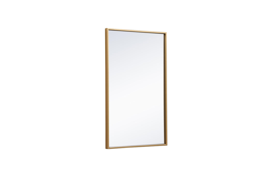 Metal Frame Rectangle Mirror III by Elegant - view 120