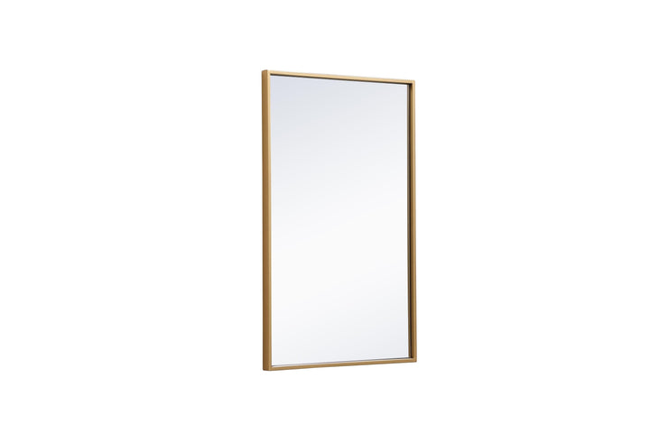 Metal Frame Rectangle Mirror III by Elegant - view 120