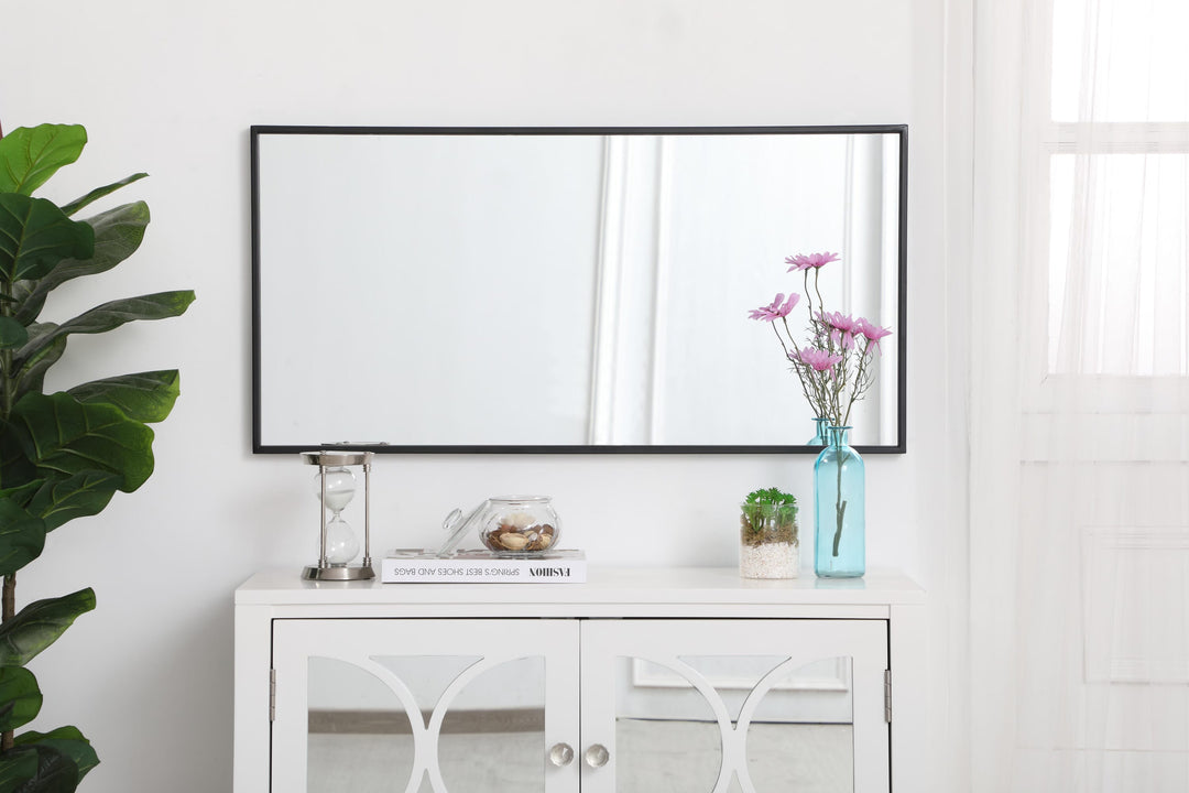 Metal Frame Rectangle Mirror III by Elegant - view 24