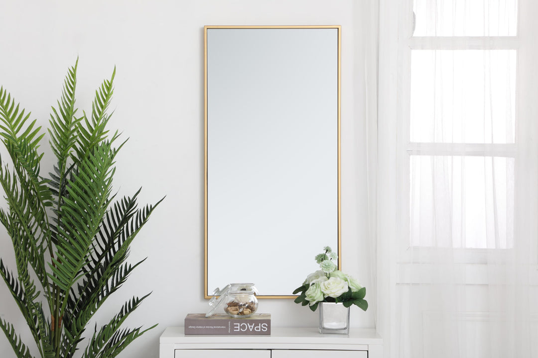 Metal Frame Rectangle Mirror III by Elegant - view 26