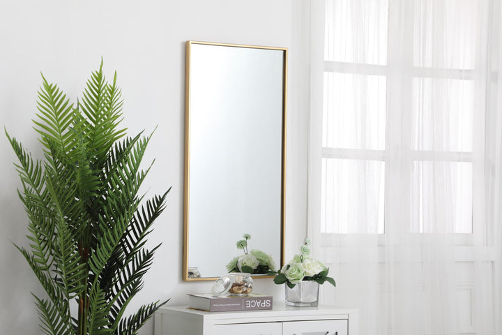 Metal Frame Rectangle Mirror III by Elegant - view 27