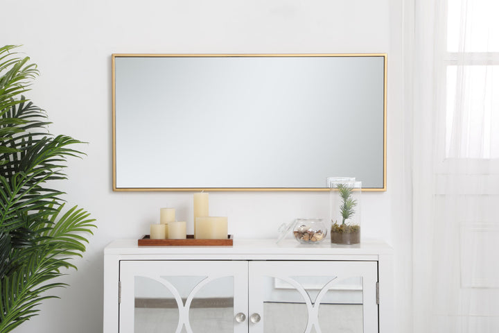 Metal Frame Rectangle Mirror III by Elegant - view 30