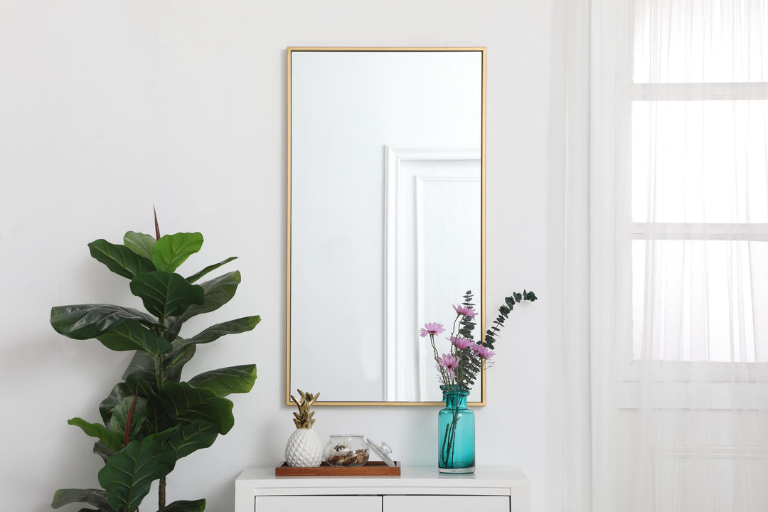 Metal Frame Rectangle Mirror III by Elegant - view 44