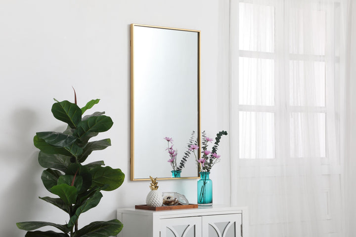 Metal Frame Rectangle Mirror III by Elegant - view 45