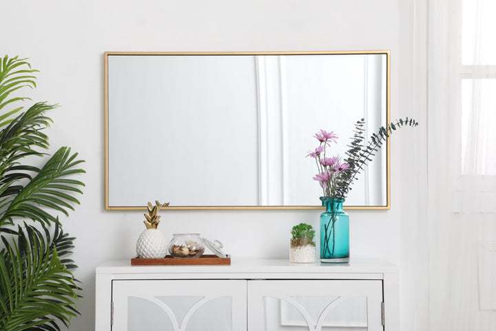 Metal Frame Rectangle Mirror III by Elegant - view 48