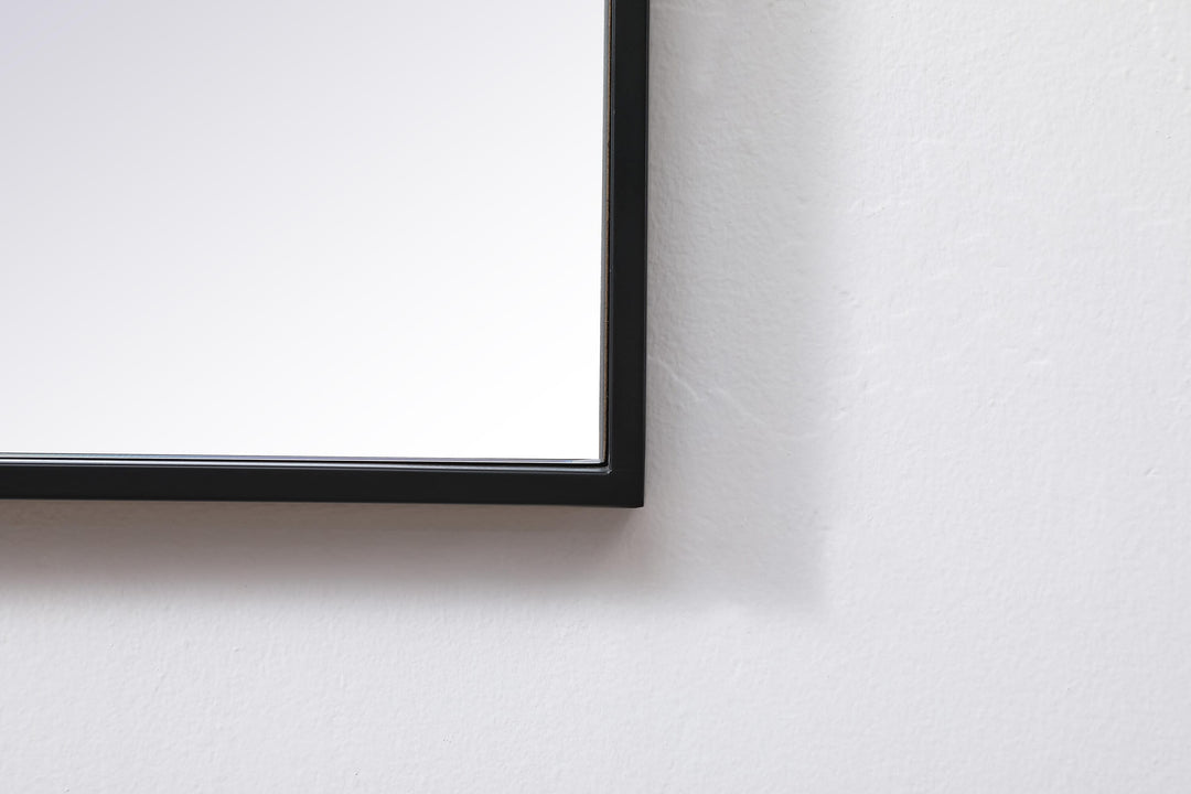 Metal Frame Square Mirror by Elegant - view 6