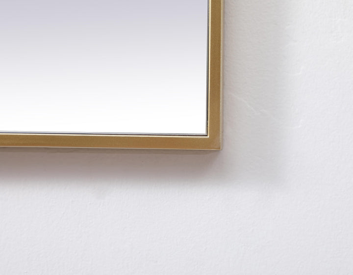 Metal Frame Square Mirror by Elegant - view 12
