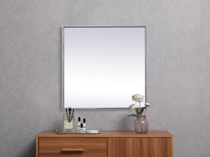 Metal Frame Square Mirror by Elegant - view 16