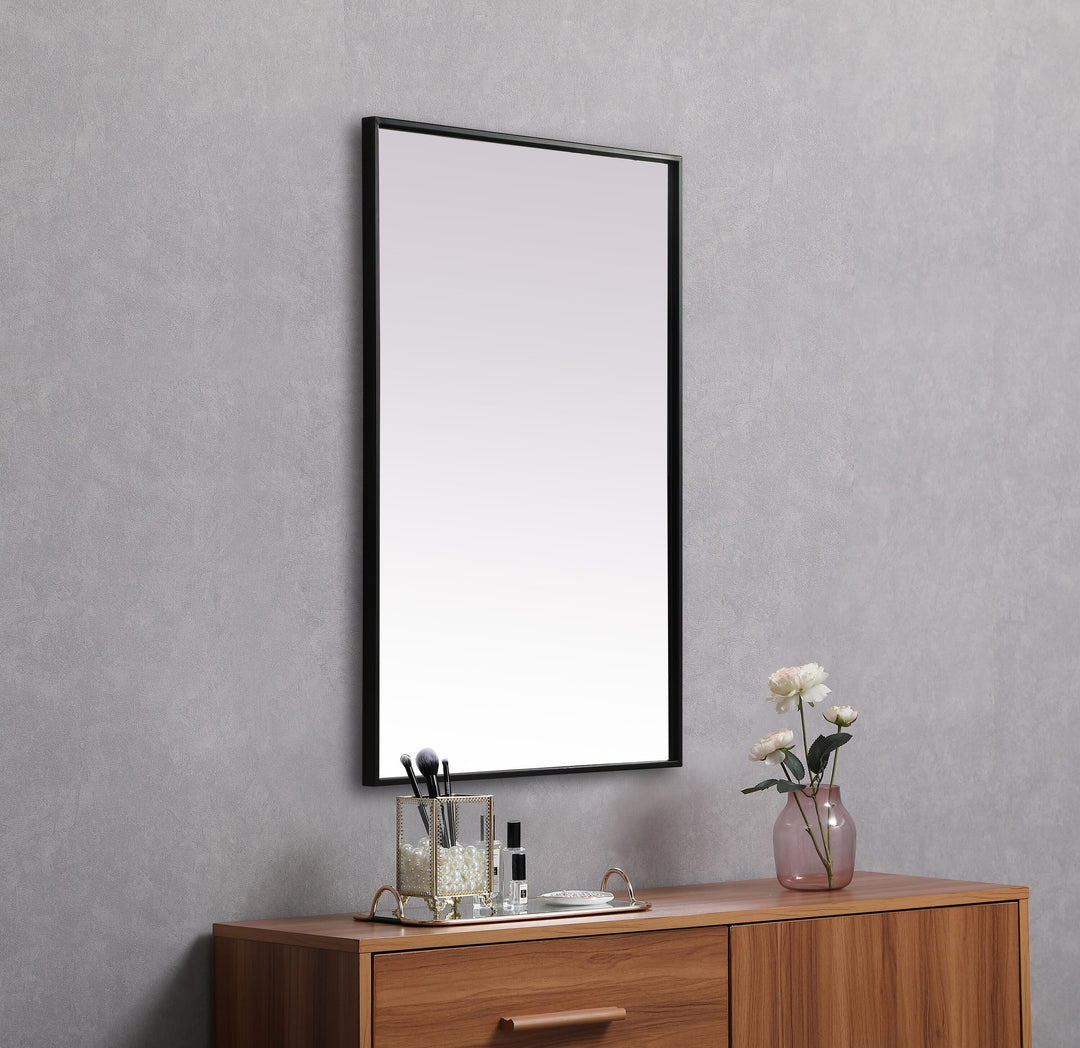 Metal Frame Rectangle Mirror by Elegant - view 5