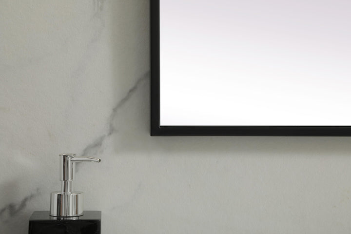 Metal Frame Rectangle Mirror by Elegant - view 6