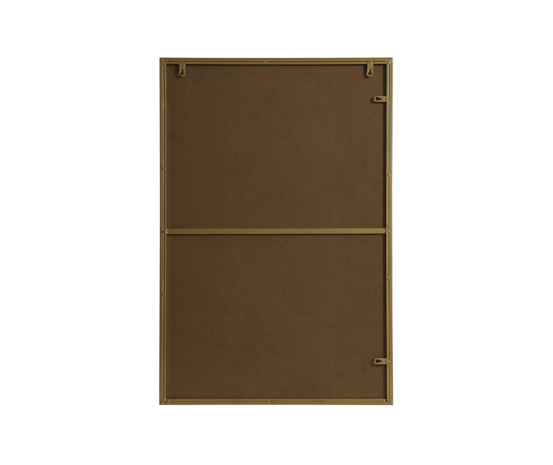Metal Frame Rectangle Mirror by Elegant - view 22