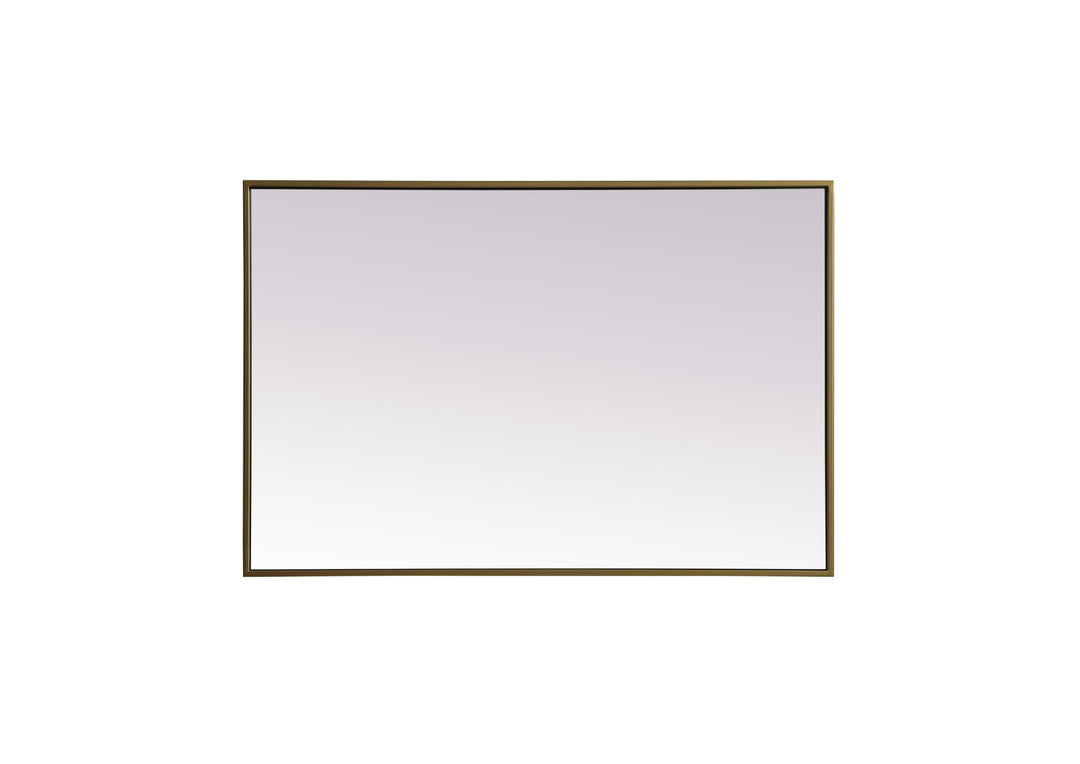 Metal Frame Rectangle Mirror by Elegant - view 20