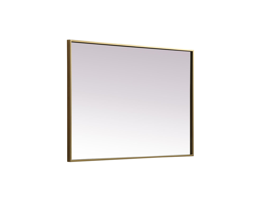 Metal Frame Rectangle Mirror by Elegant - view 21