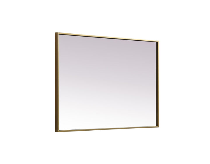 Metal Frame Rectangle Mirror by Elegant - view 21