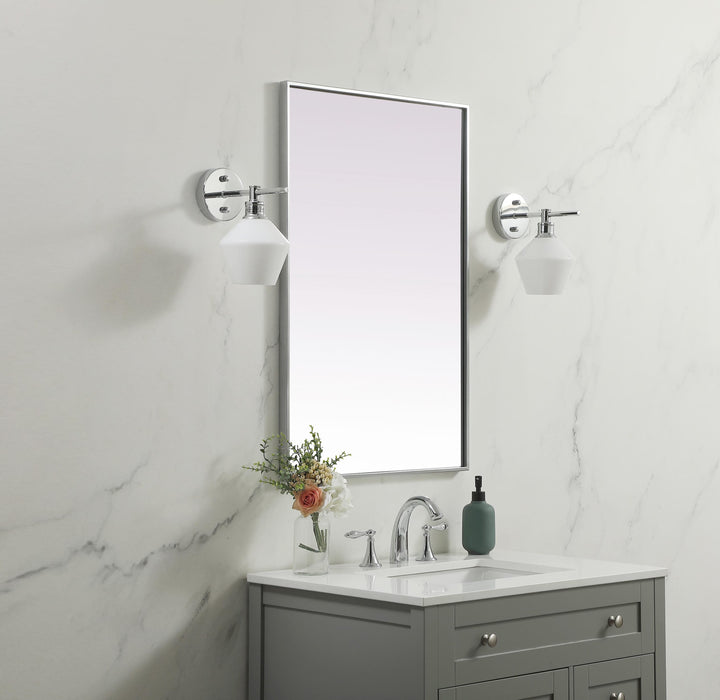 Metal Frame Rectangle Mirror by Elegant - view 25