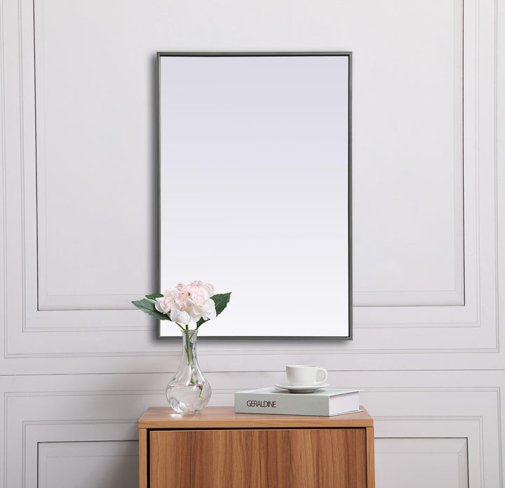 Metal Frame Rectangle Mirror by Elegant - view 26