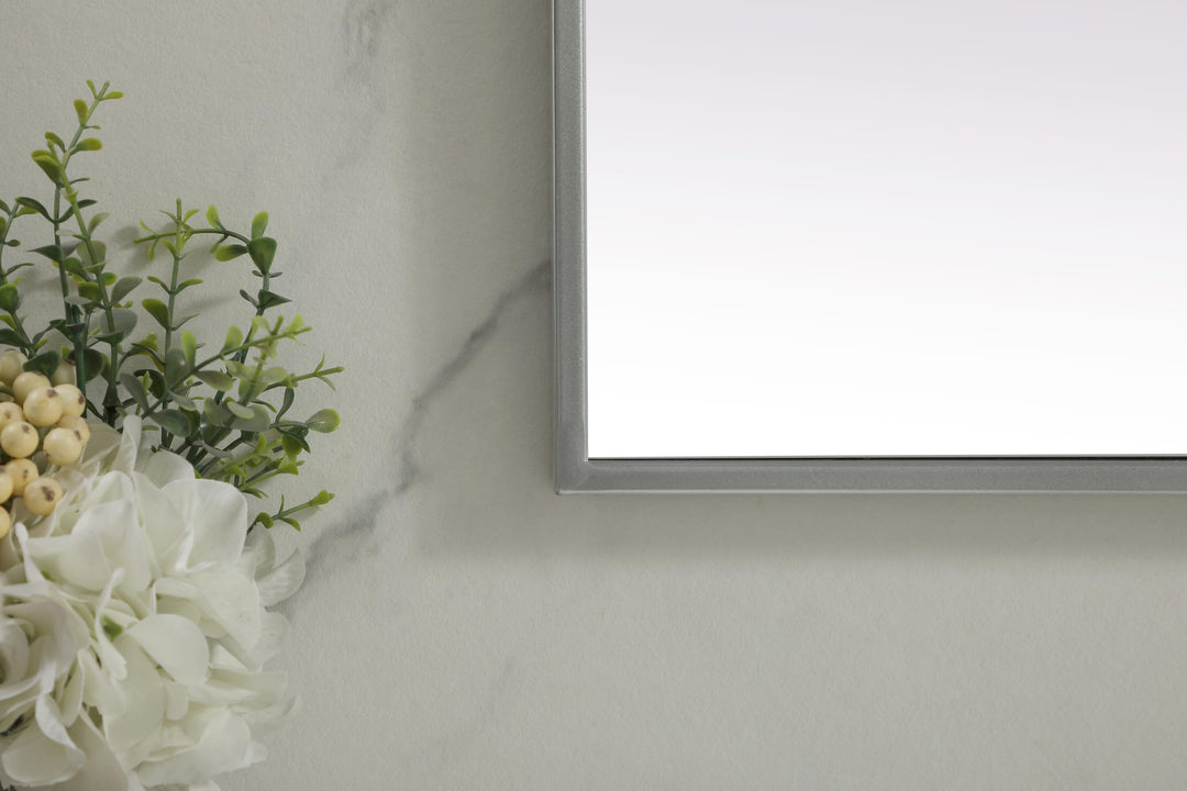 Metal Frame Rectangle Mirror by Elegant - view 28