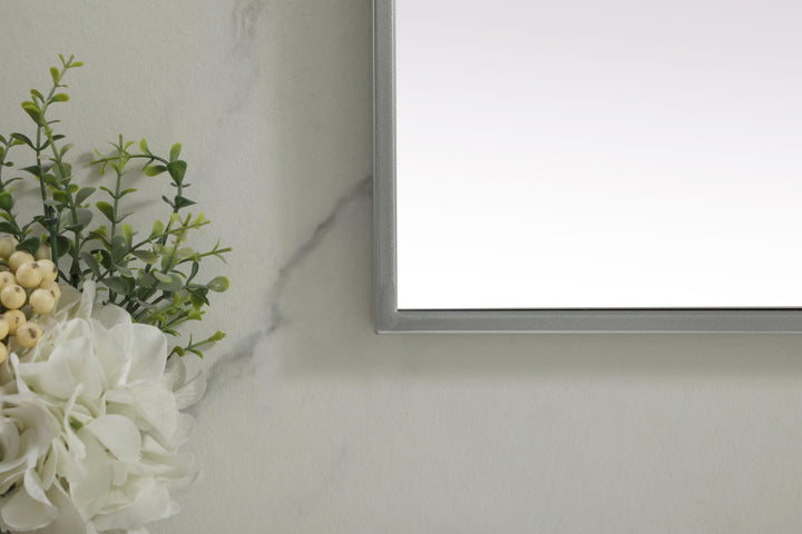 Metal Frame Rectangle Mirror by Elegant - view 28