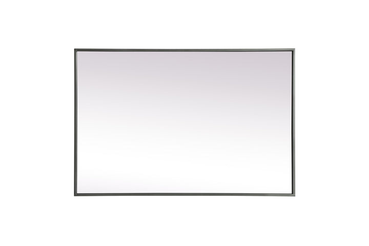 Metal Frame Rectangle Mirror by Elegant - view 31