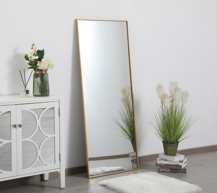 Metal Frame Rectangle Mirror III by Elegant - view 63