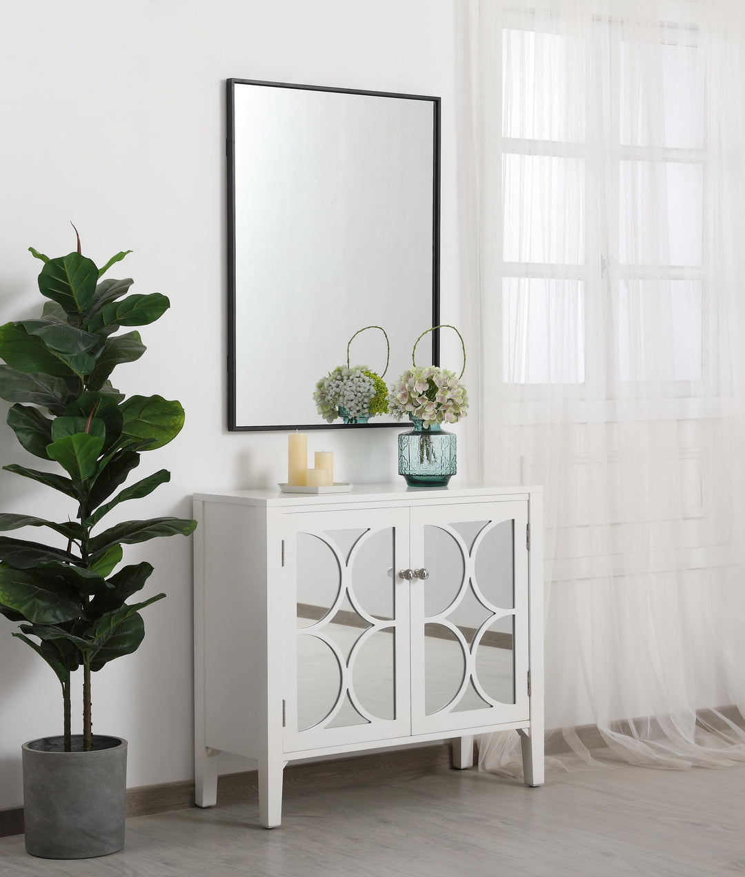 Metal Frame Rectangle Mirror III by Elegant - view 76