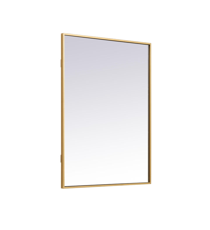 Metal Frame Rectangle Mirror III by Elegant - view 83