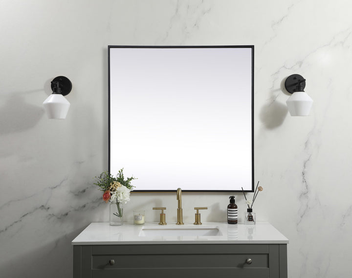 Metal Frame Square Mirror by Elegant - view 20