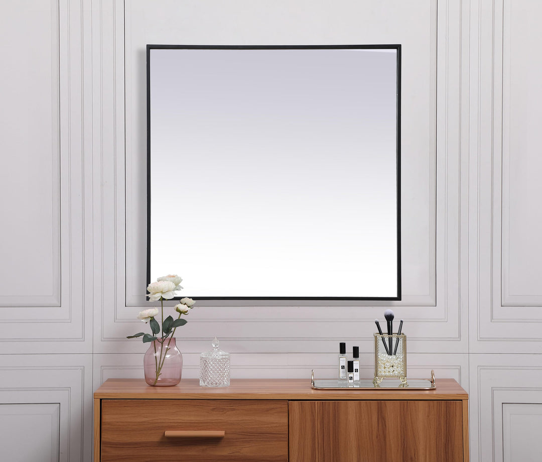 Metal Frame Square Mirror by Elegant - view 22