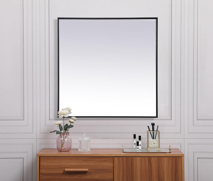 Metal Frame Square Mirror by Elegant - view 22