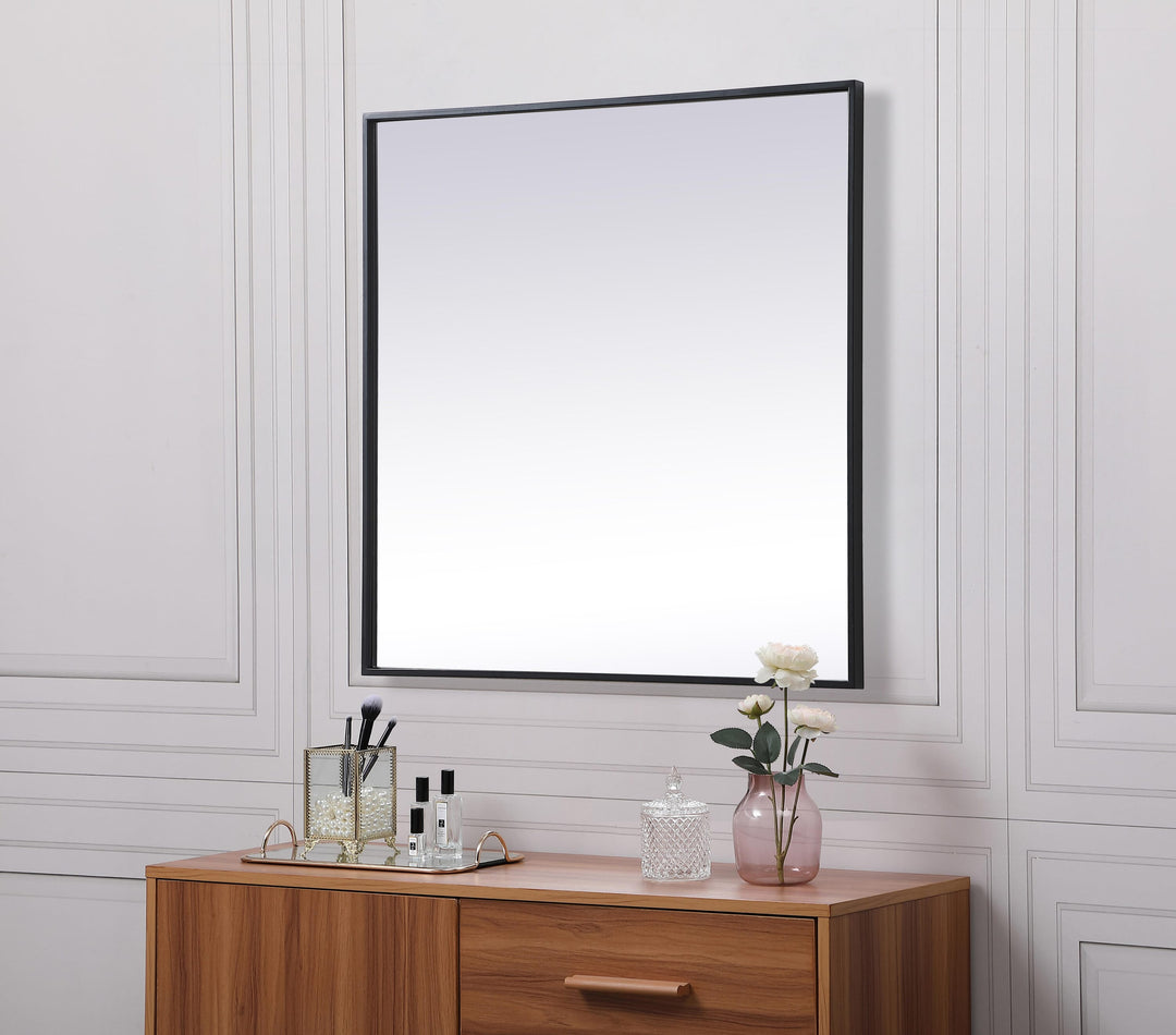 Metal Frame Square Mirror by Elegant - view 23