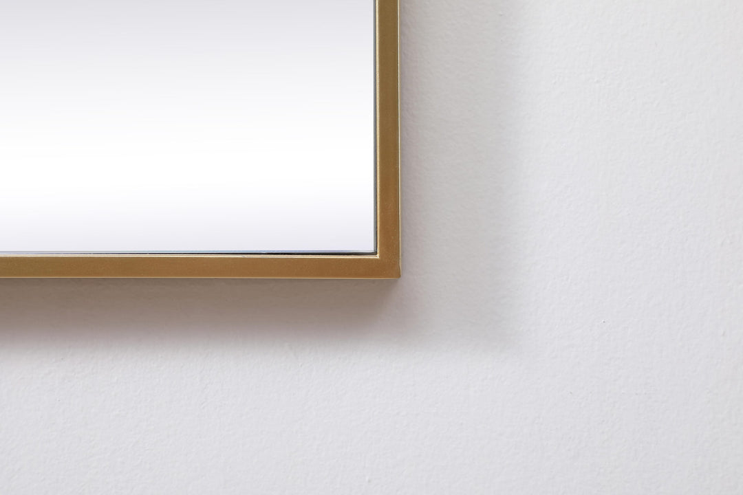 Metal Frame Square Mirror by Elegant - view 30