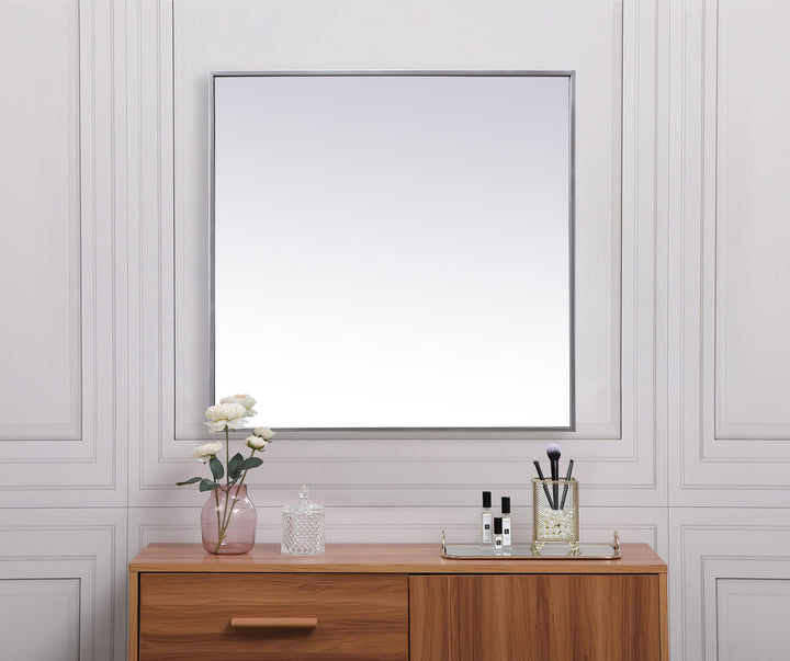 Metal Frame Square Mirror by Elegant - view 34