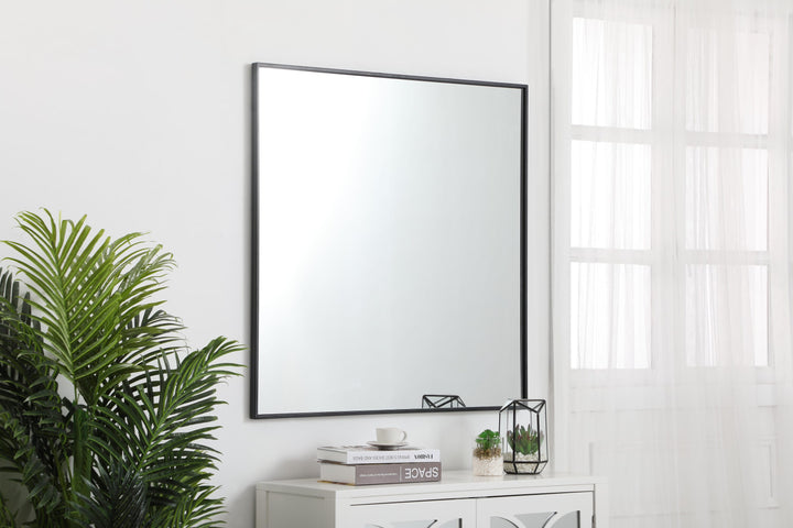 Metal Frame Square Mirror II by Elegant - view 3