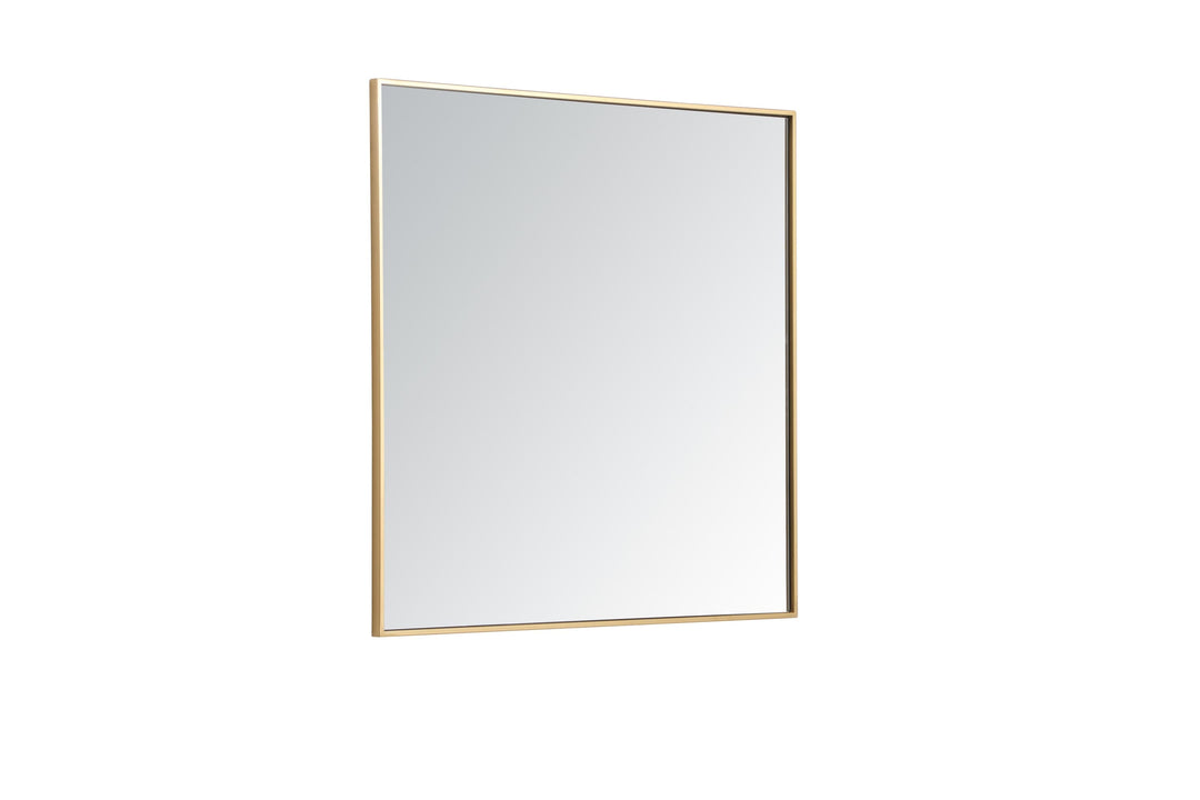 Metal Frame Square Mirror II by Elegant - view 12