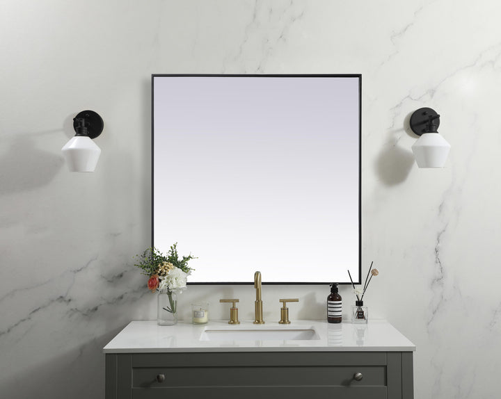Metal Frame Square Mirror by Elegant - view 38