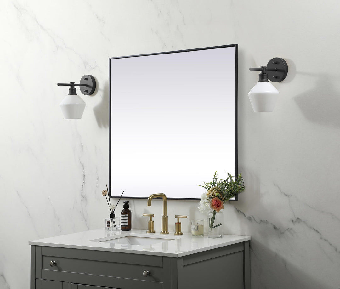 Metal Frame Square Mirror by Elegant - view 39