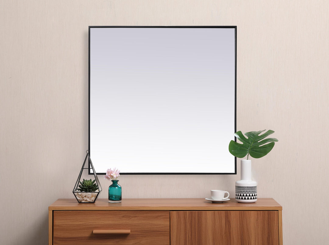 Metal Frame Square Mirror by Elegant - view 40