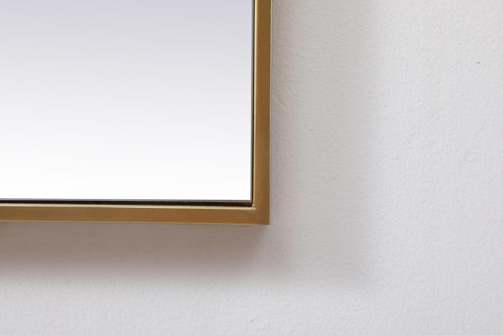 Metal Frame Square Mirror by Elegant - view 48