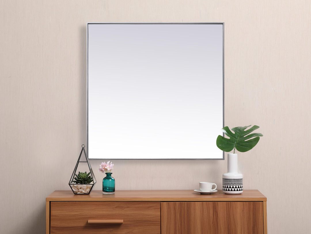 Metal Frame Square Mirror by Elegant - view 52