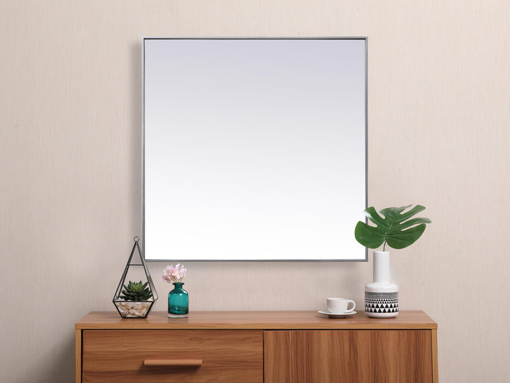 Metal Frame Square Mirror by Elegant - view 52