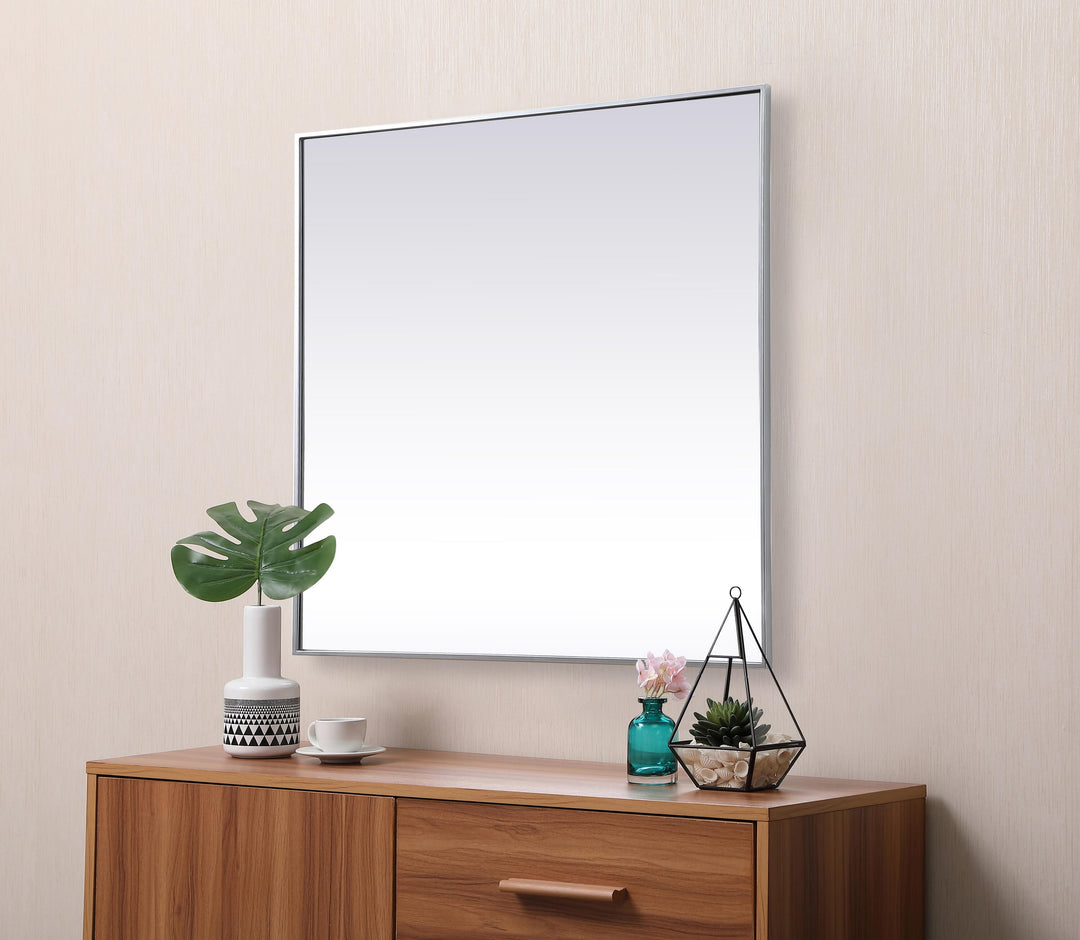 Metal Frame Square Mirror by Elegant - view 53