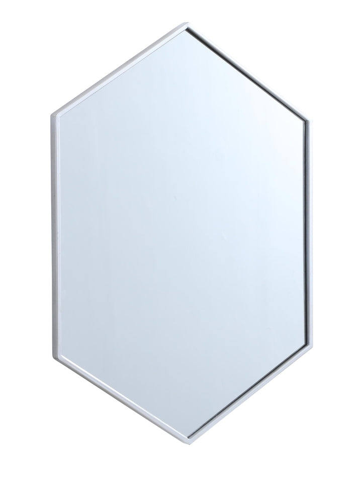 Metal Frame Hexagon Mirror by Elegant - view 17