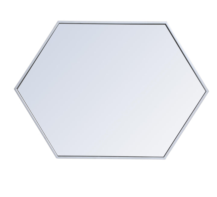 Metal Frame Hexagon Mirror by Elegant - view 18