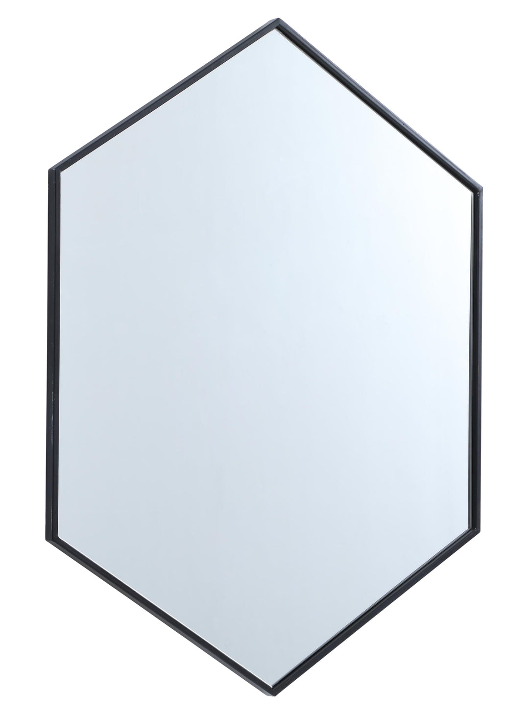Metal Frame Hexagon Mirror by Elegant - view 23
